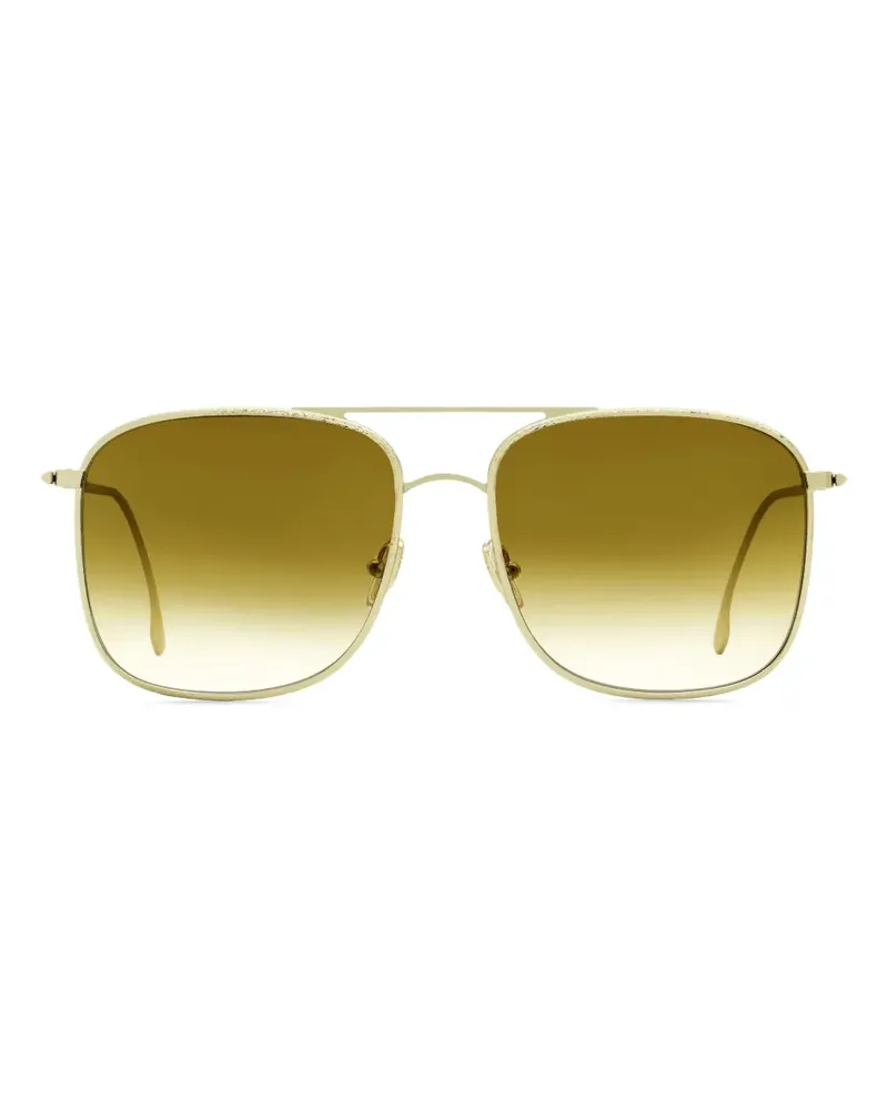Victoria Beckham Eckige VB 202S Sonnenbrille - Gold Gold