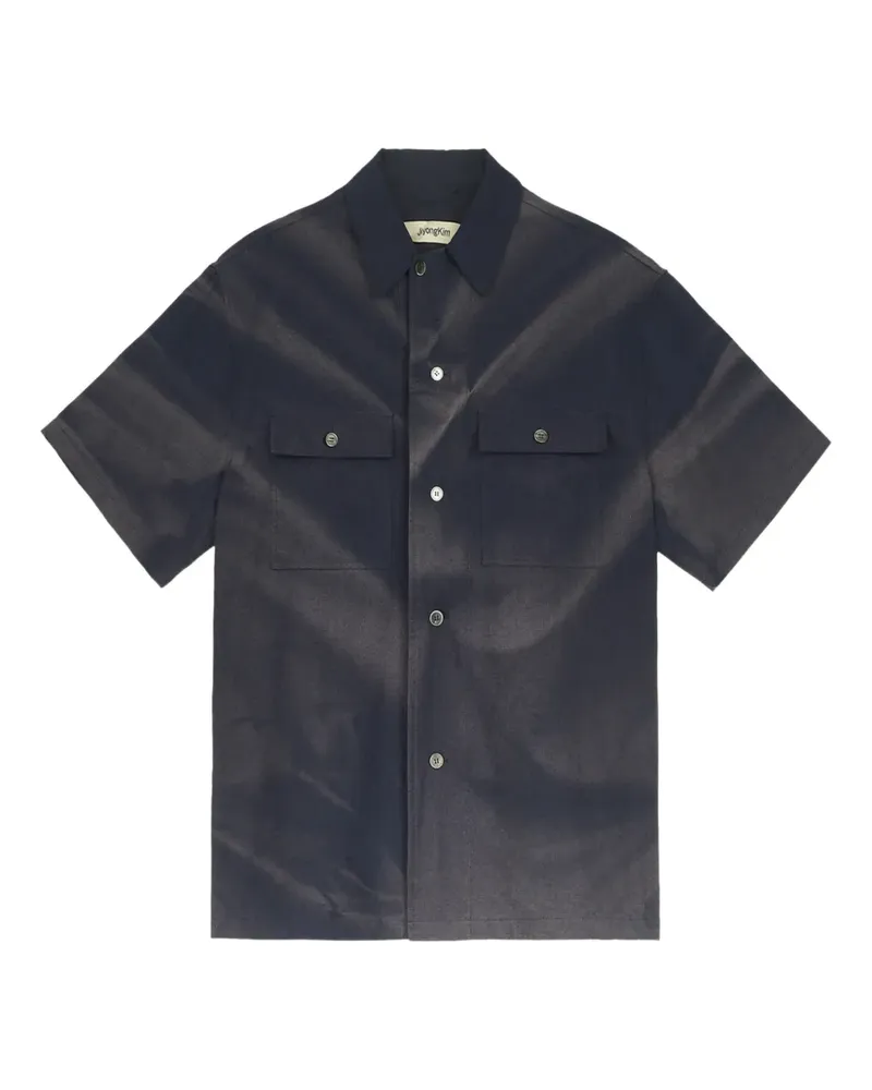 JiyongKim Klassisches Hemd - Blau Blau