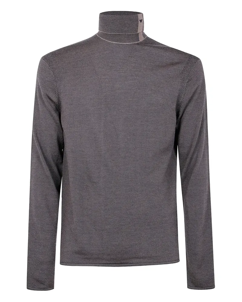 Emporio Armani Pullover mit Rollkragen - Nude Nude