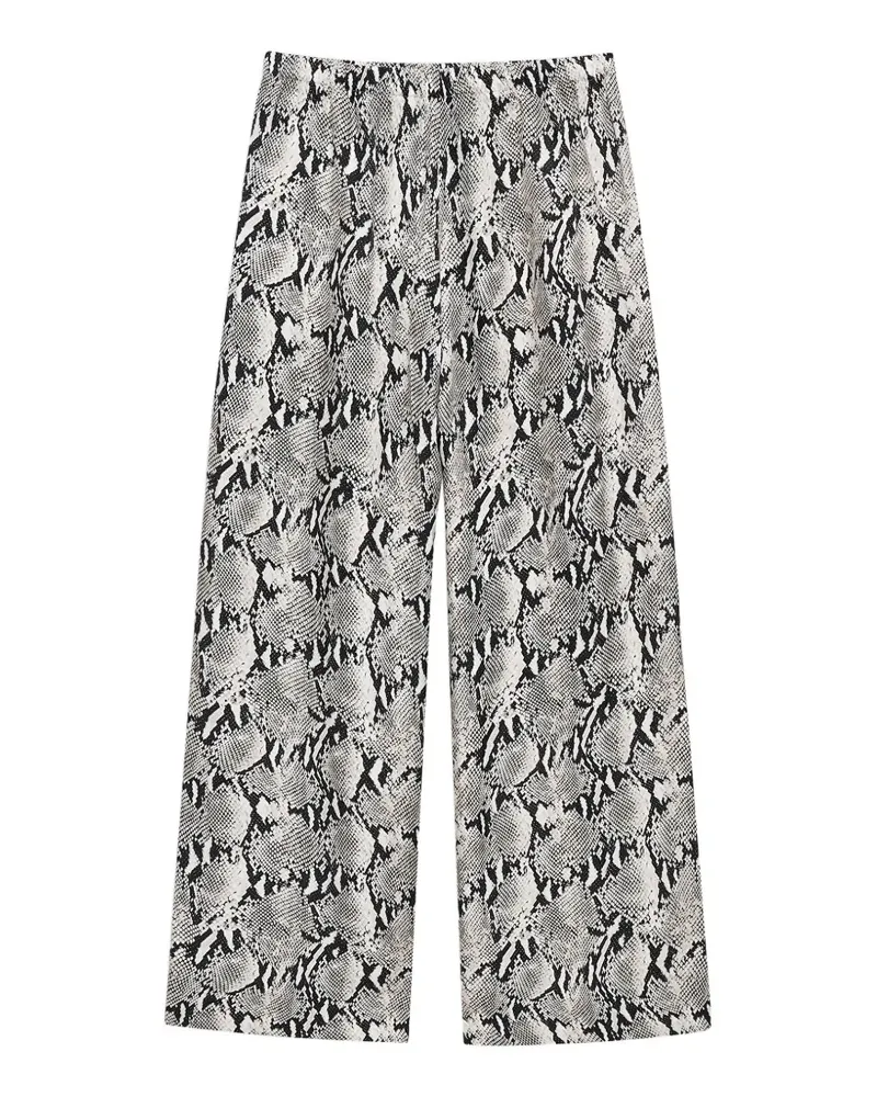 Anine Bing Roslin Hose mit Python-Print - Nude Nude