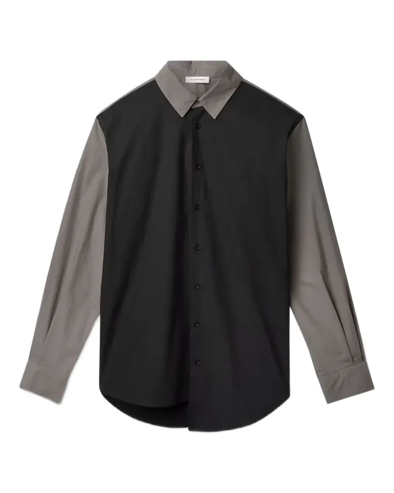 Applied Art Forms PM1-5 Hemd mit Einsätzen - Schwarz Schwarz