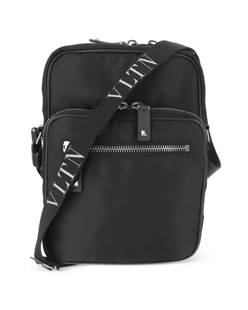 Valentino Garavani VLTN Kuriertasche - Schwarz Schwarz