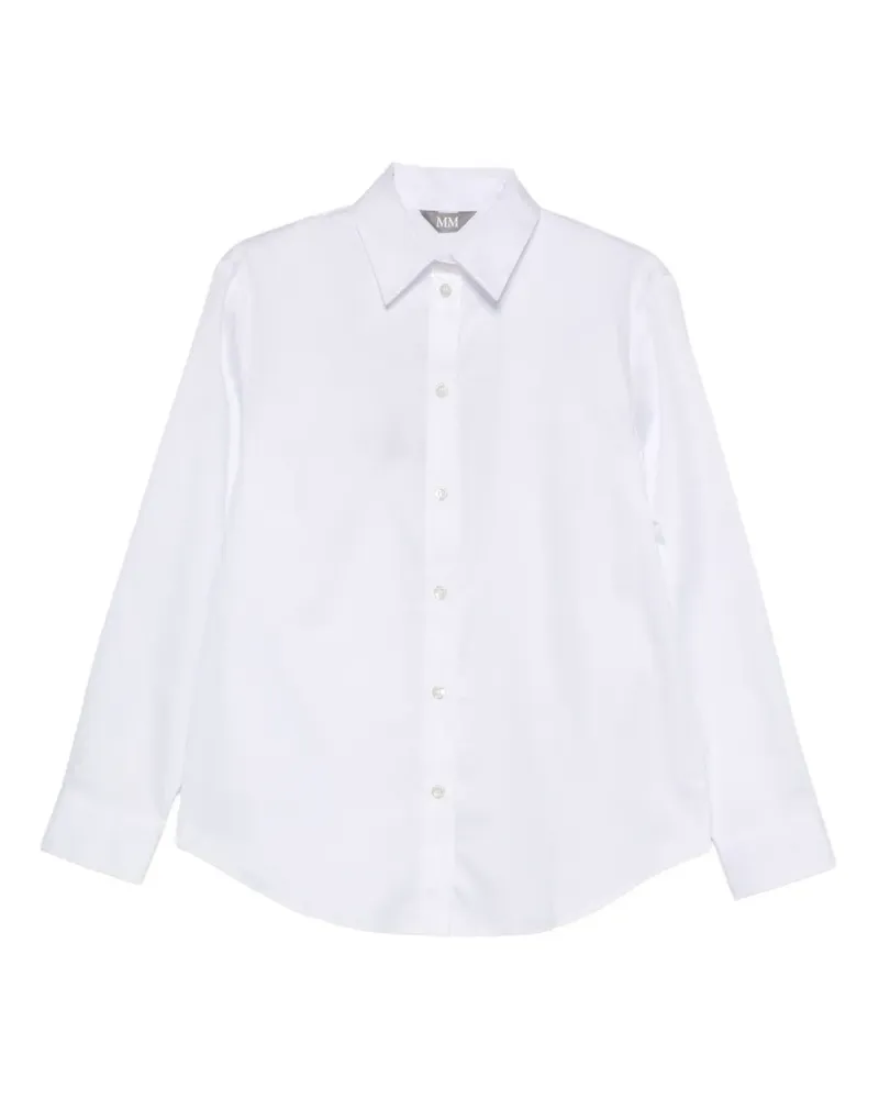 Max Mara Klassisches Hemd - Weiß Weiß