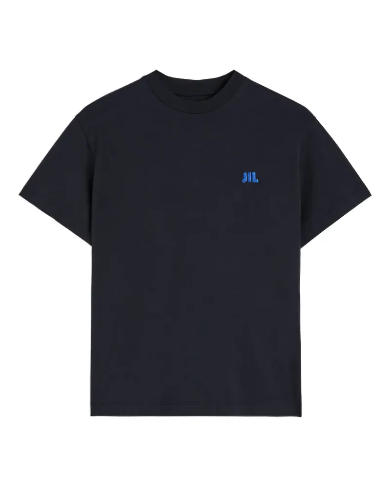 Jil Sander T-Shirt mit Rundhalsausschnitt - Blau Blau