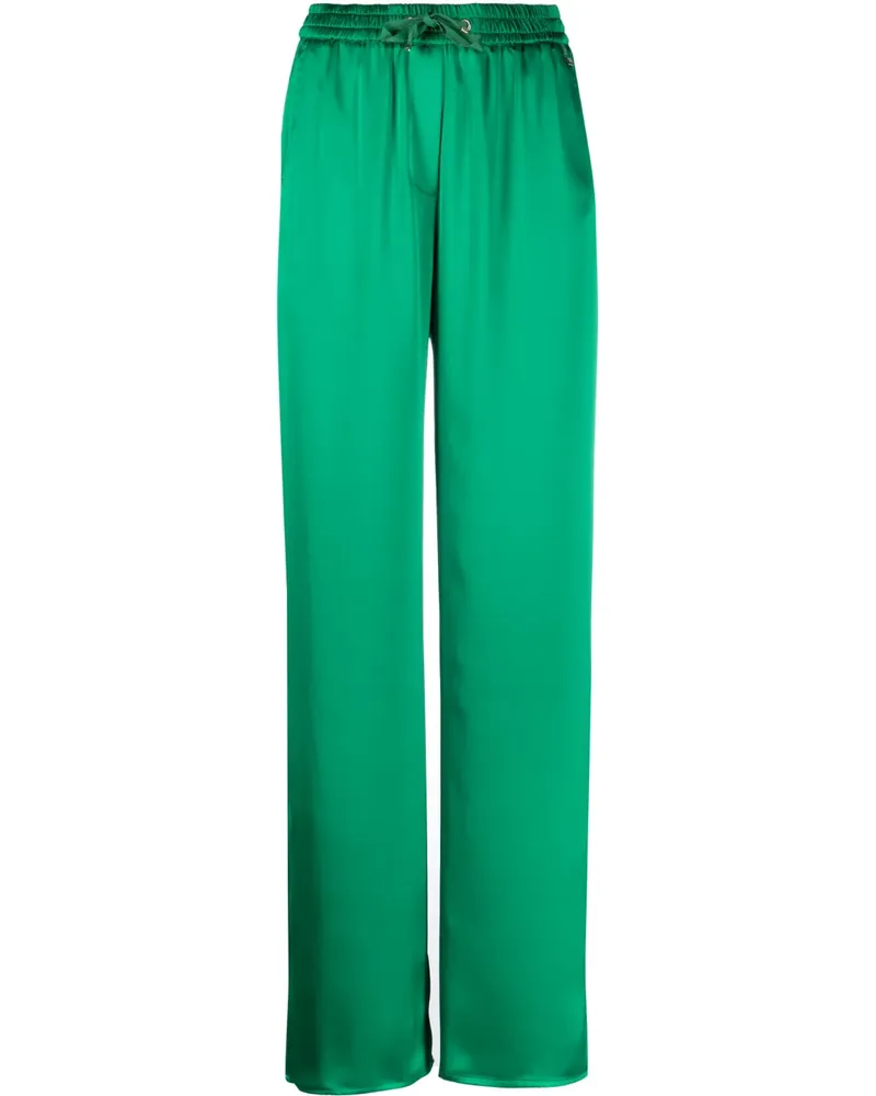 Herno Gerade Hose mit Kordelzug - Grün Grün