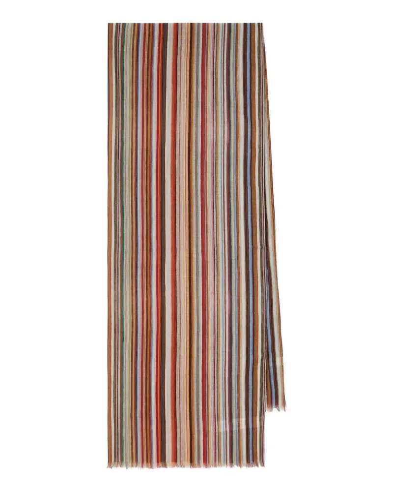Paul Smith striped scarf - Rot Rot