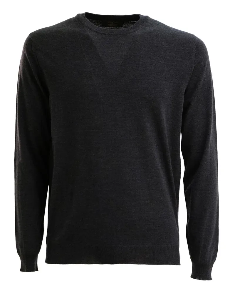 Zanone Langärmeliger Pullover mit rundem Ausschnitt - Grau Grau