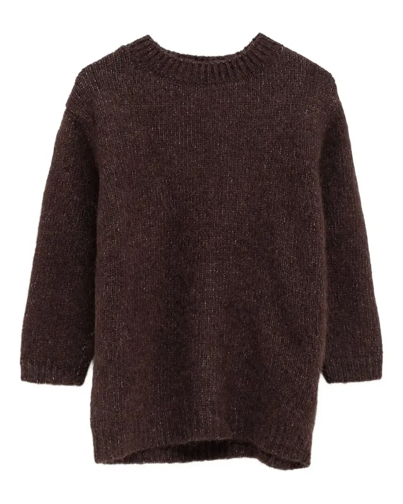 Lauren Manoogian Pullover mit Rundhalsausschnitt - Braun Braun