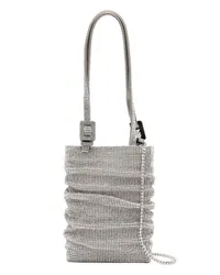 Benedetta Bruzziches Handtasche mit Strass Silber