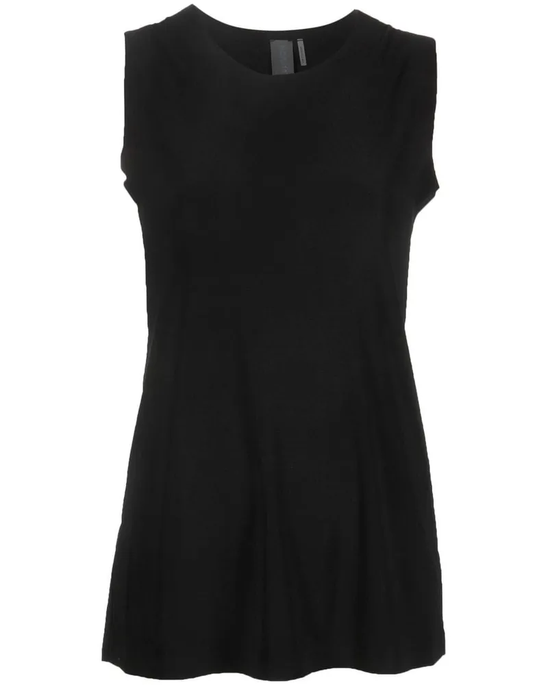 Norma Kamali Jersey-Top - Schwarz Schwarz