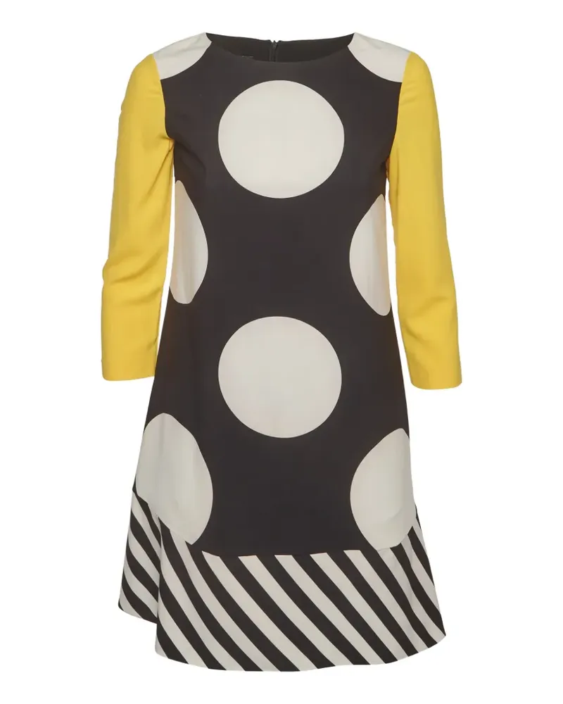 Moschino polka dot mini dress - Schwarz Schwarz