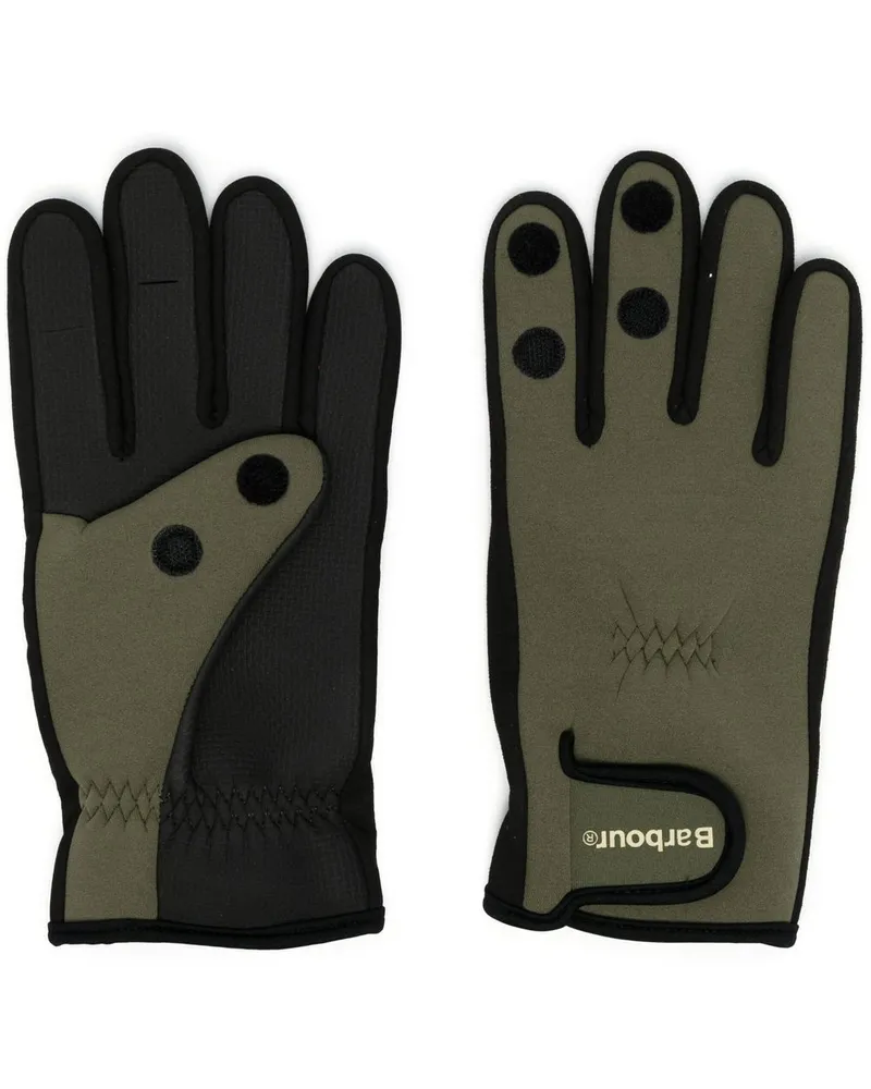 Barbour Handschuhe mit Logo - Grün Grün