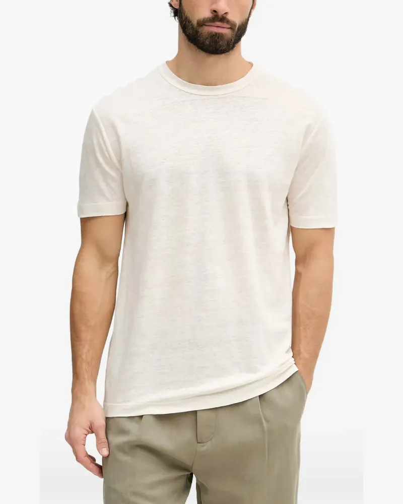 Gant logo-embroidered T-shirt - Weiß Weiß