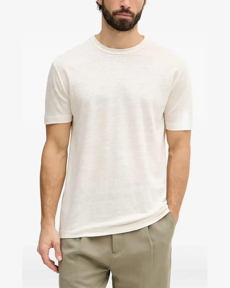 Gant logo-embroidered T-shirt - Weiß Weiß