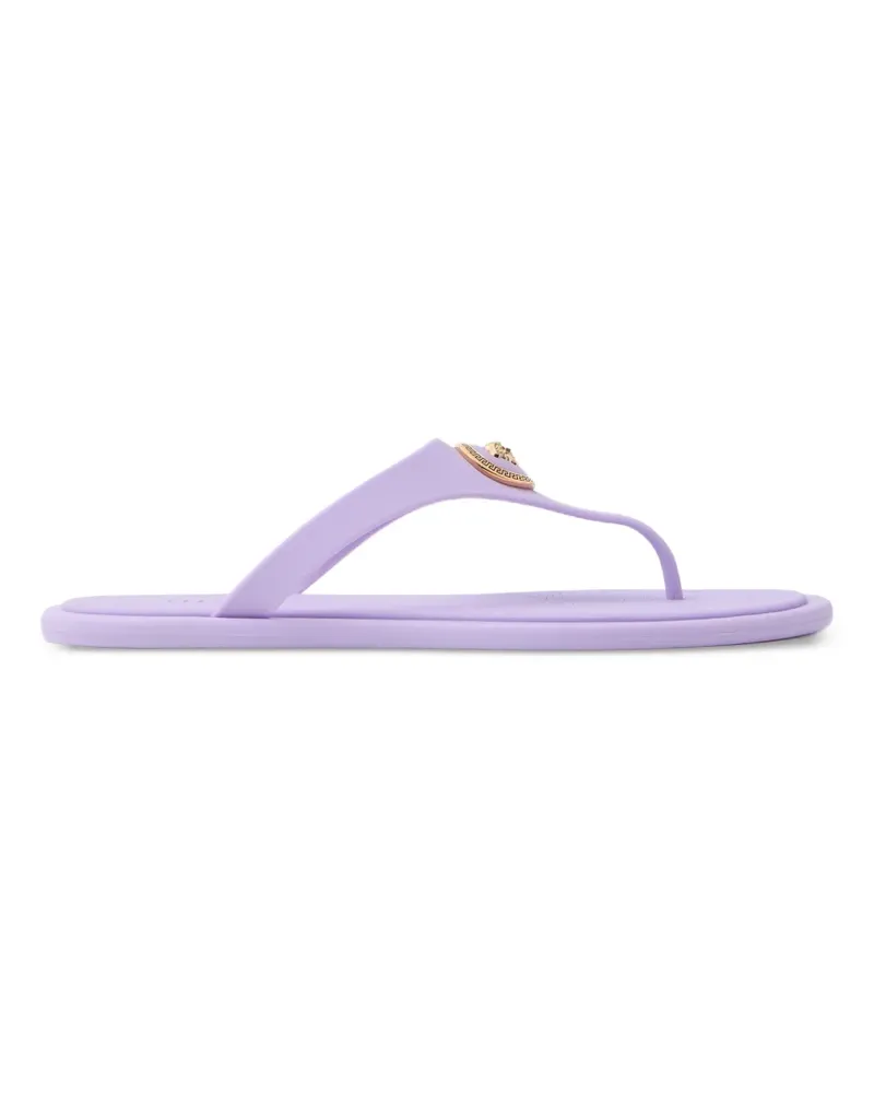 Versace Alia rubber flat sandals - Violett Violett