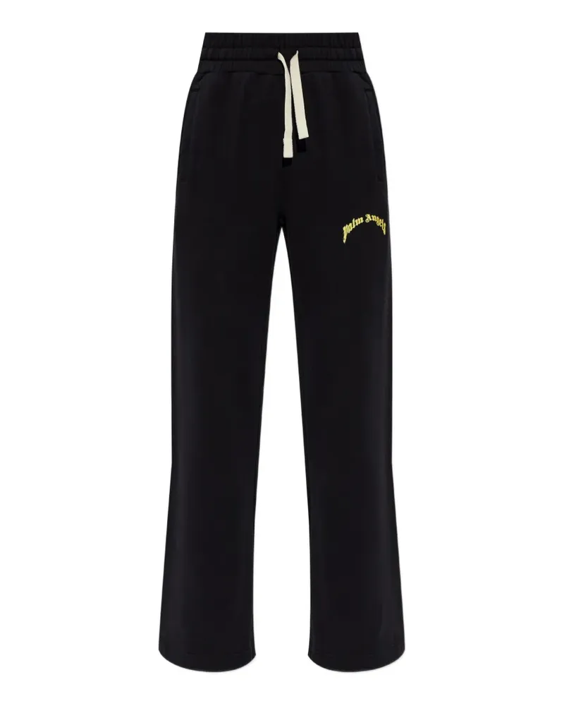 Palm Angels logo-print track pants - Schwarz Schwarz