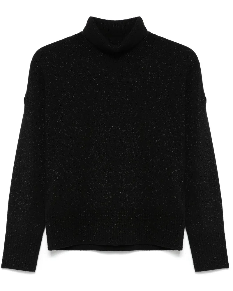Moncler Pullover mit Lurex-Verzierung - Schwarz Schwarz