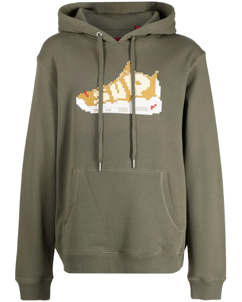 Mostly Heard Rarely Seen Hoodie mit Sneaker-Print Grün