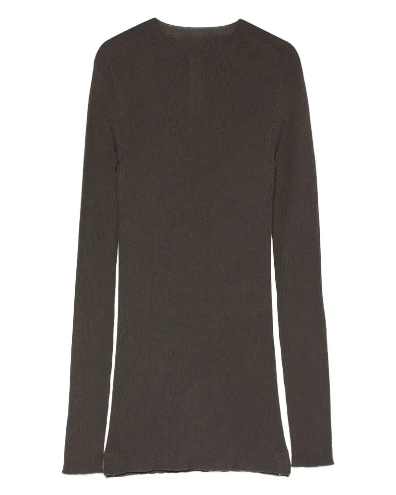 Rick Owens Geripptes T-Shirt - Braun Braun