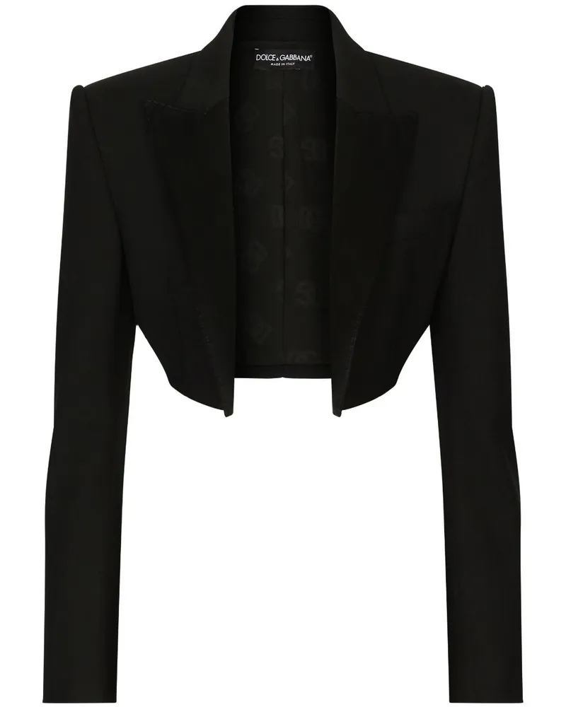 Dolce & Gabbana Offener Blazer - Schwarz Schwarz