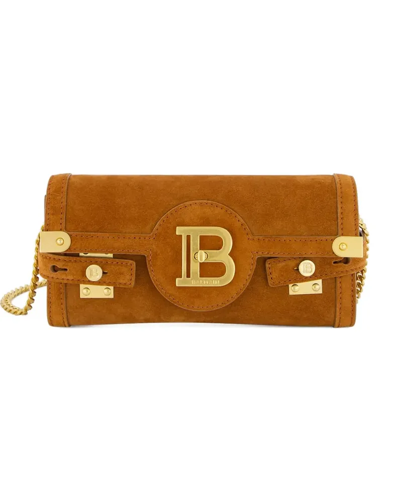 Balmain B-Buzz Schultertasche 23cm - Braun Braun