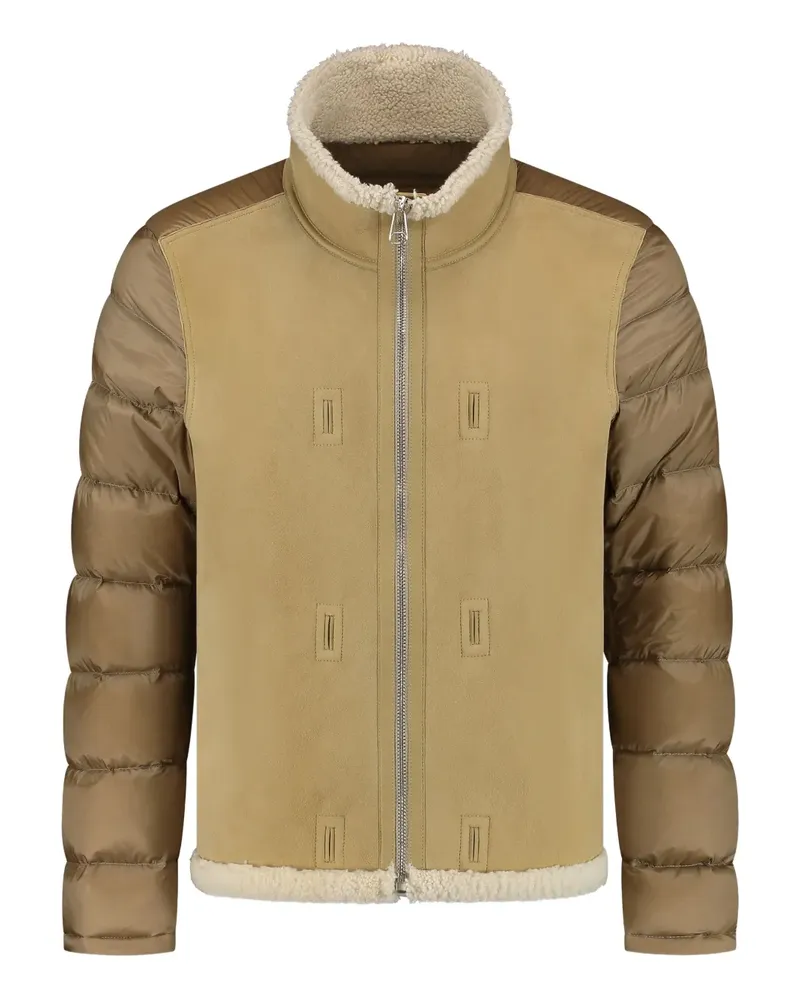 Ten c Jacke mit Dauneneinsätzen - Braun Braun