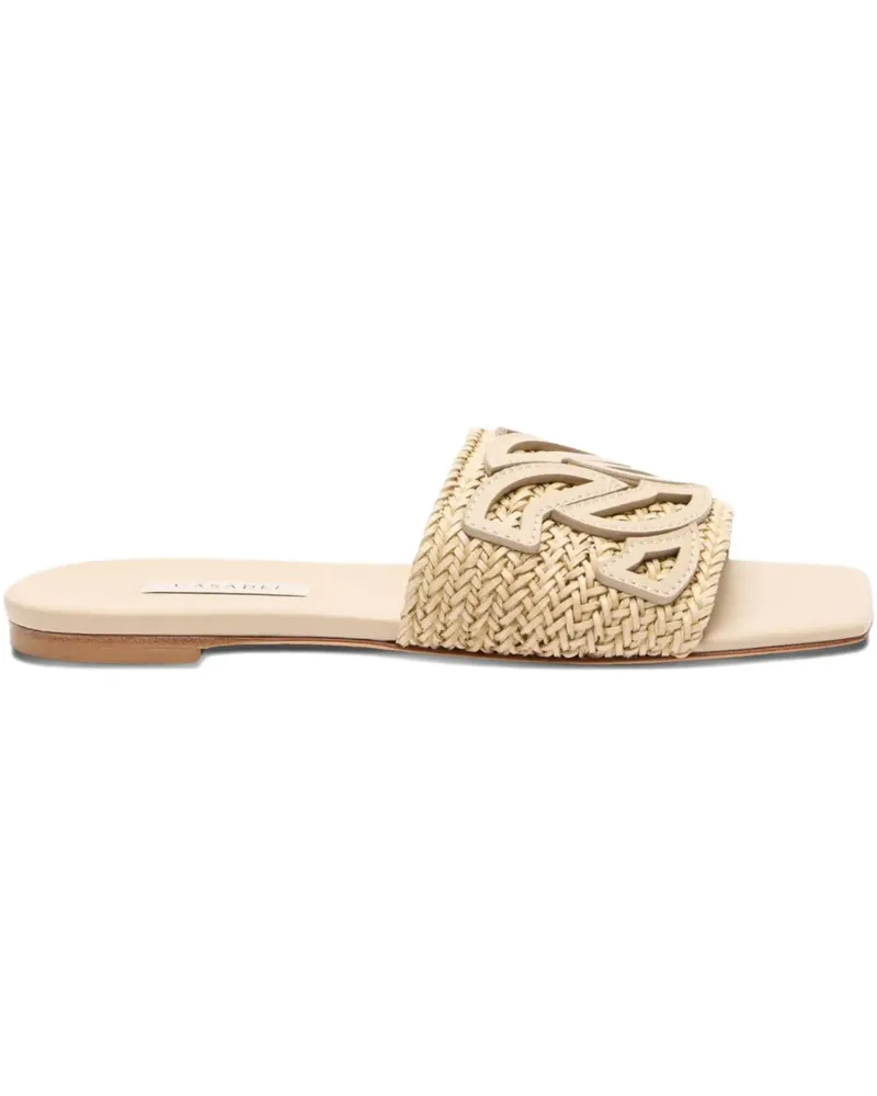 Casadei Gewebte Sandalen - Nude Nude