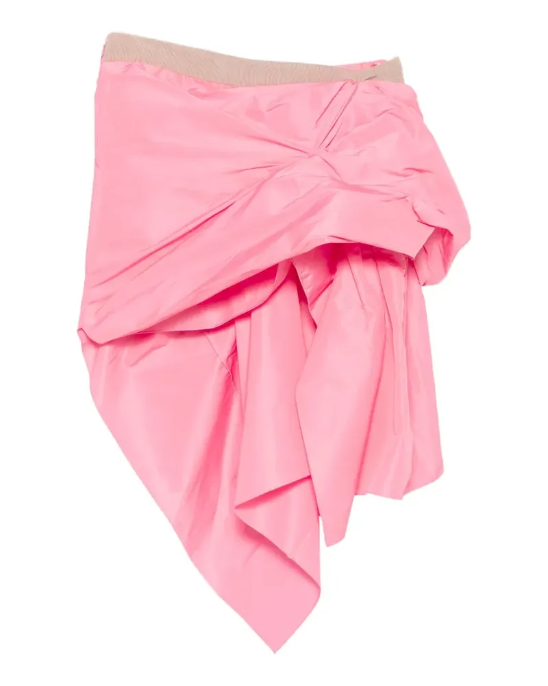 N° 21 Asymmetrischer Minirock - Rosa Rosa