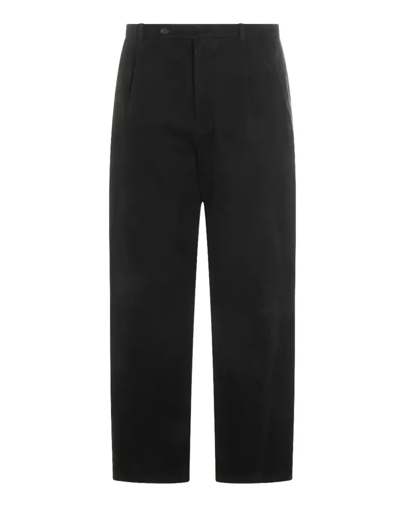 Jil Sander cotton straight-leg trousers - Schwarz Schwarz