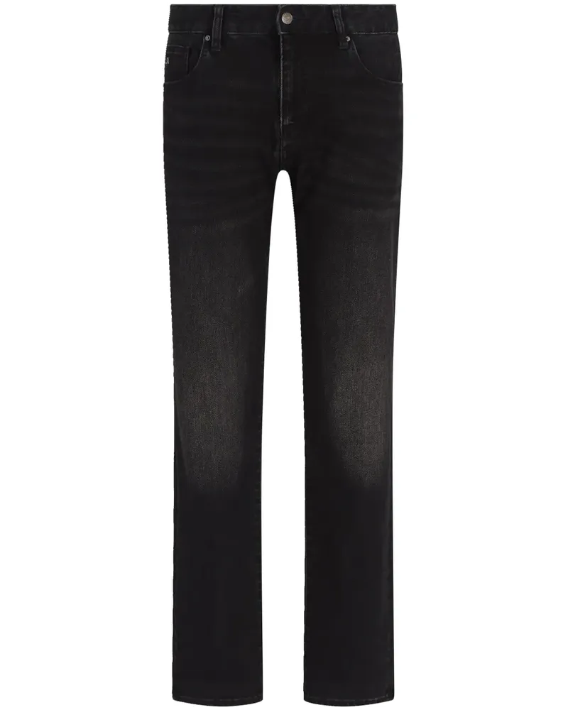 Armani Exchange Jeans mit geradem Bein - Schwarz Schwarz