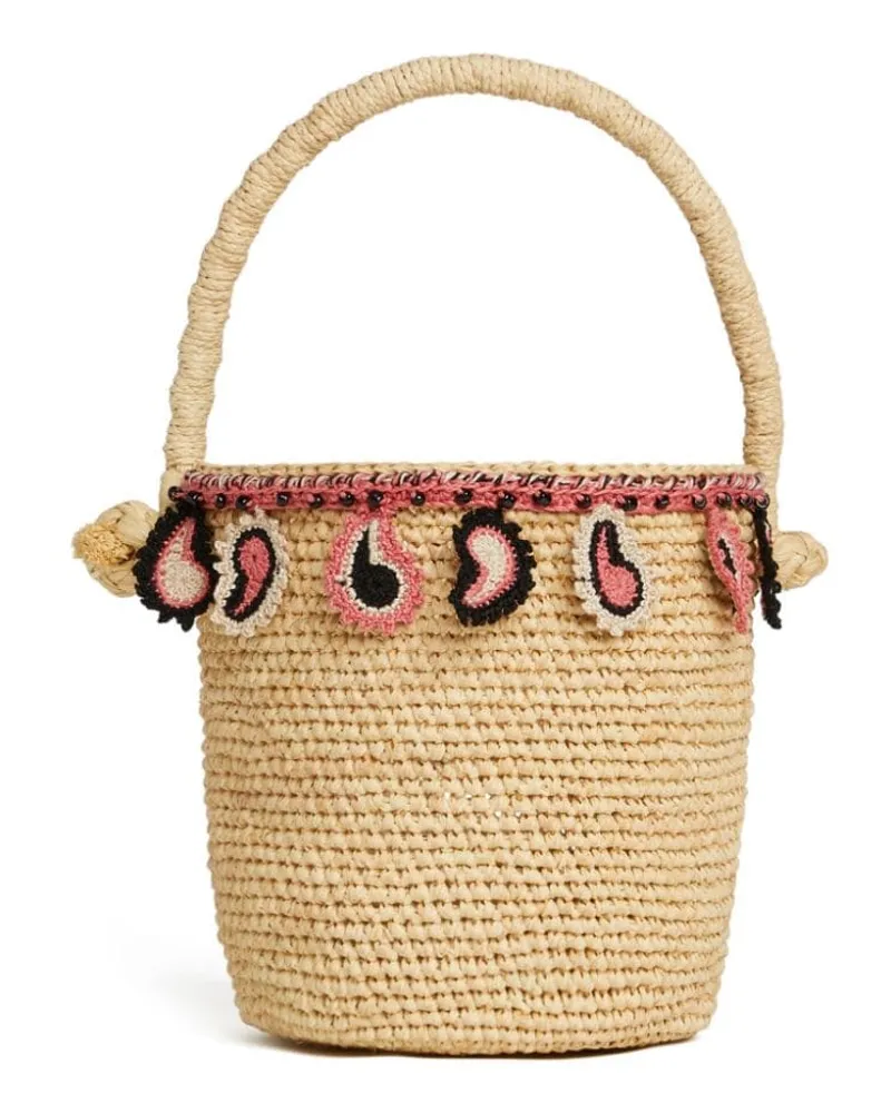Alanui Tasche mit Paisleymuster - Nude Nude