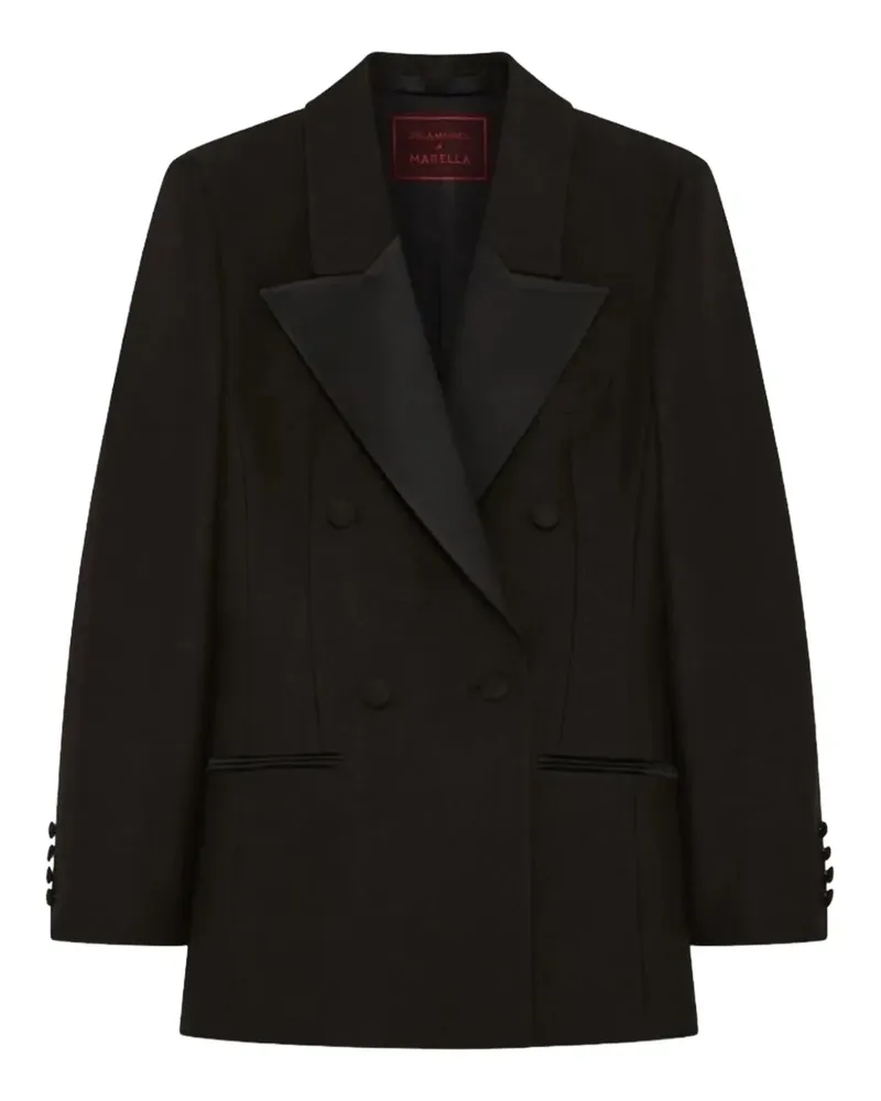 MARELLA x Stella Maxwell double-breasted jacket - Schwarz Schwarz