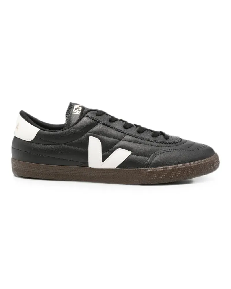 VEJA logo-patch gum-sole sneakers - Schwarz Schwarz