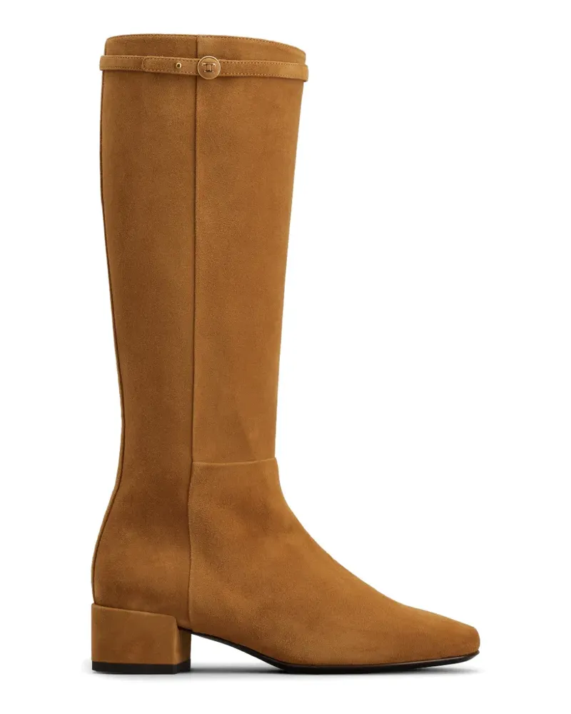 TOD'S Stiefel mit Knöpfen - Nude Nude