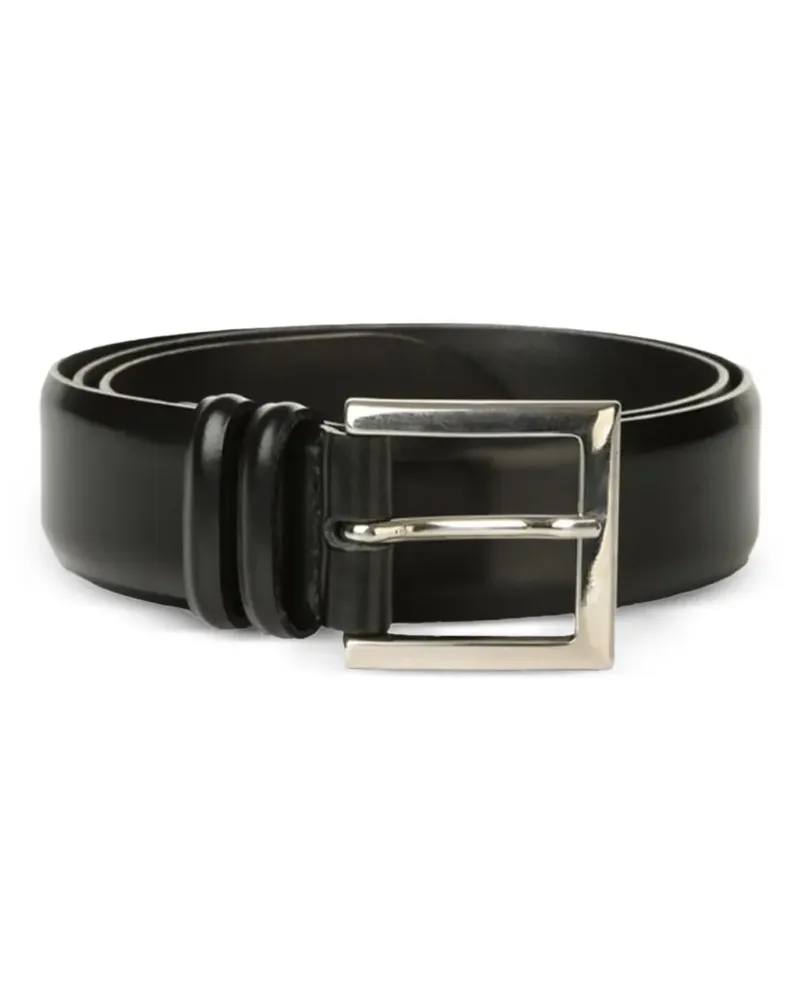 Orciani Gürtel mit eckiger Schnalle - Schwarz Schwarz