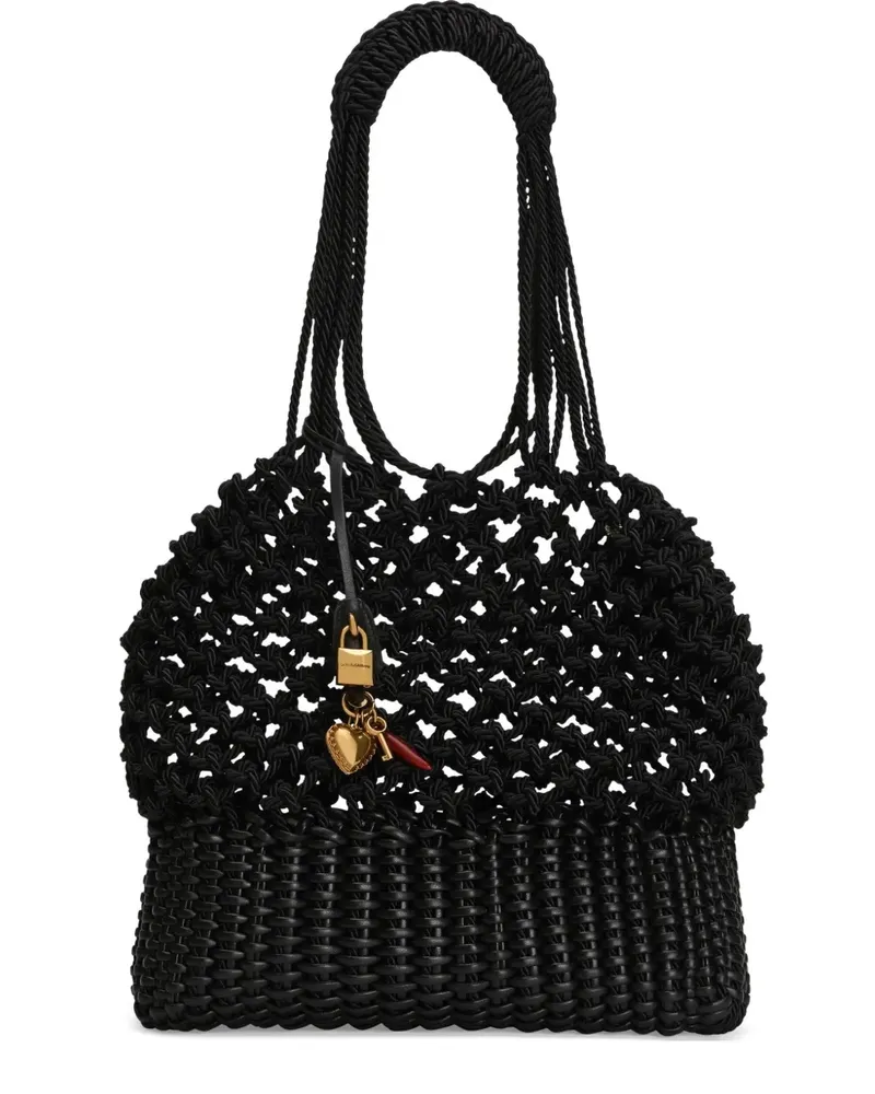 Dolce & Gabbana Gewebte Tote Bag - Schwarz Schwarz