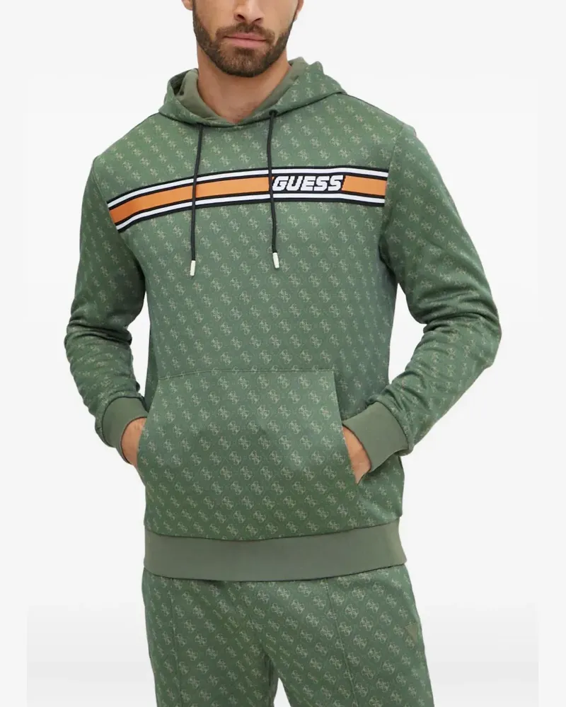 Guess Hoodie mit Streifen - Grün Grün