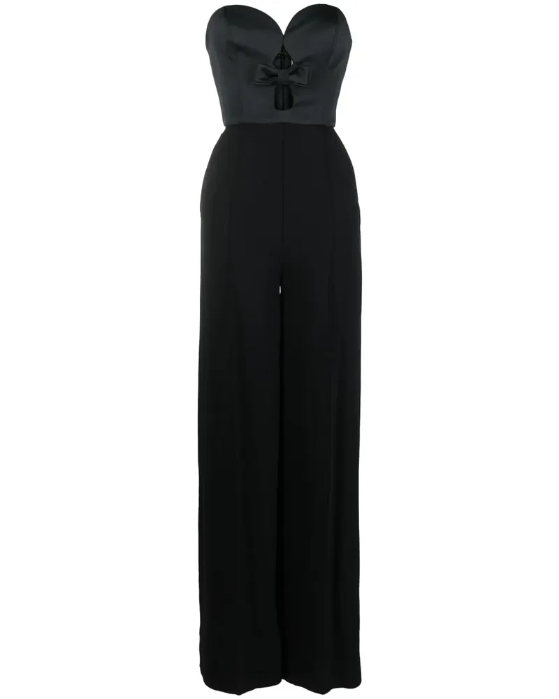 Elie Saab Jumpsuit mit Cut-Outs - Schwarz Schwarz