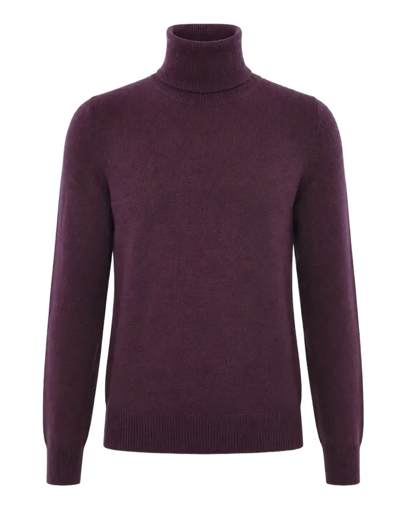 Malo Rollkragenpullover aus Kaschmir - Violett Violett