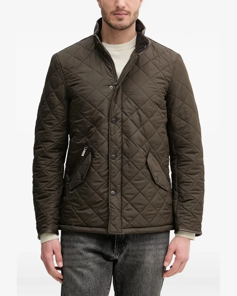 Barbour Powell quilted high-neck jacket - Braun Braun