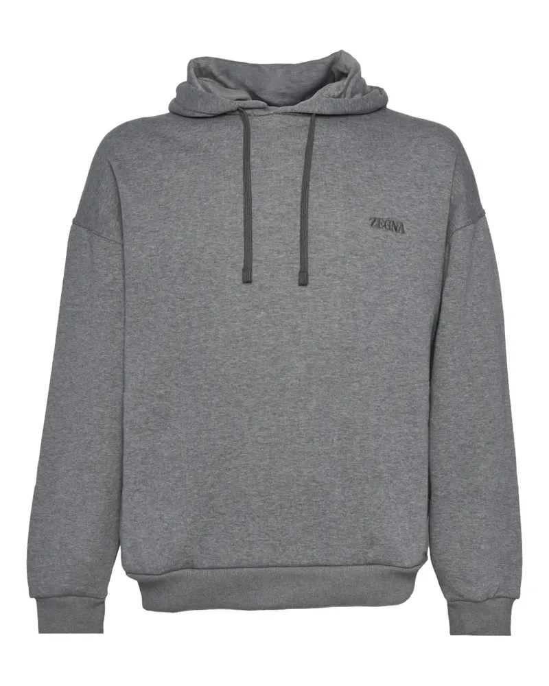 Ermenegildo Zegna Langärmeliger Hoodie - Grau Grau
