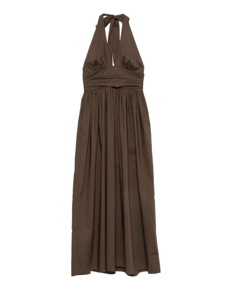 Matteau halterneck midi dress - Braun Braun
