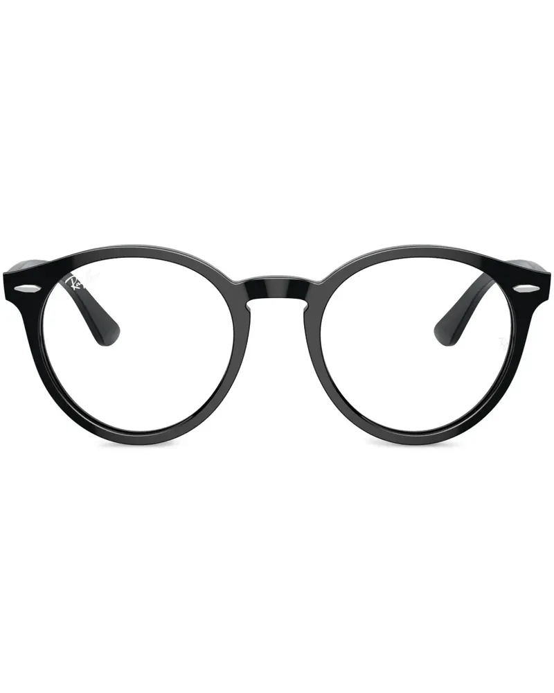Ray Ban Larry Optics Brille mit rundem Gestell - Schwarz Schwarz