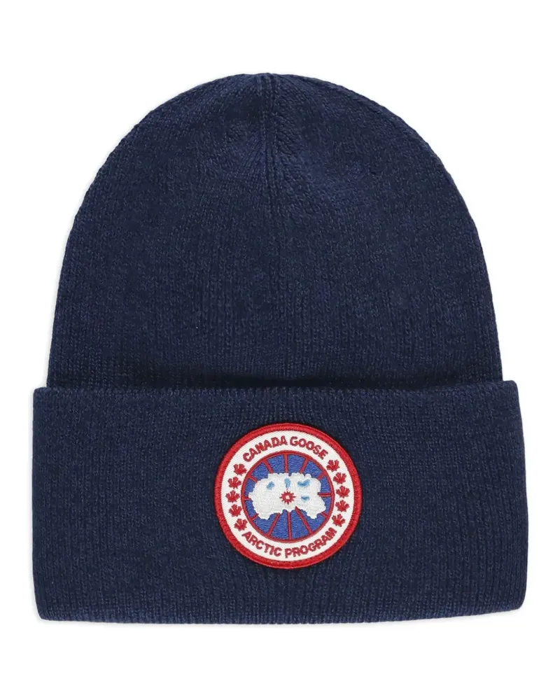 Canada Goose blue beanie hat - Blau Blau
