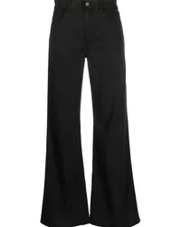 Dondup Weite High-Waist-Jeans Schwarz