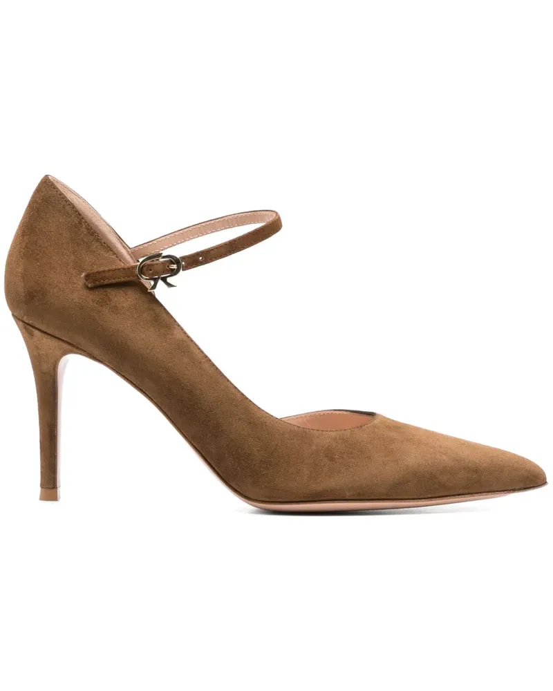 Gianvito Rossi Kelley Pumps 85mm - Braun Braun