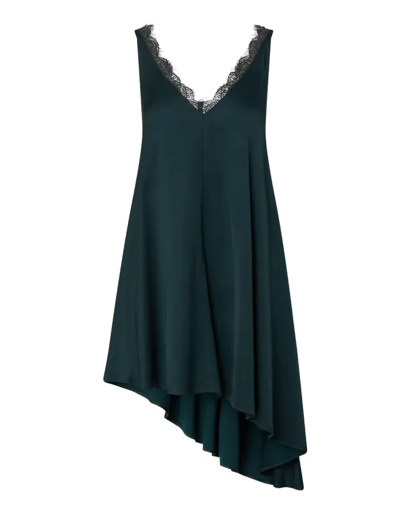 Liu Jo asymmetric satin dress - Grün Grün
