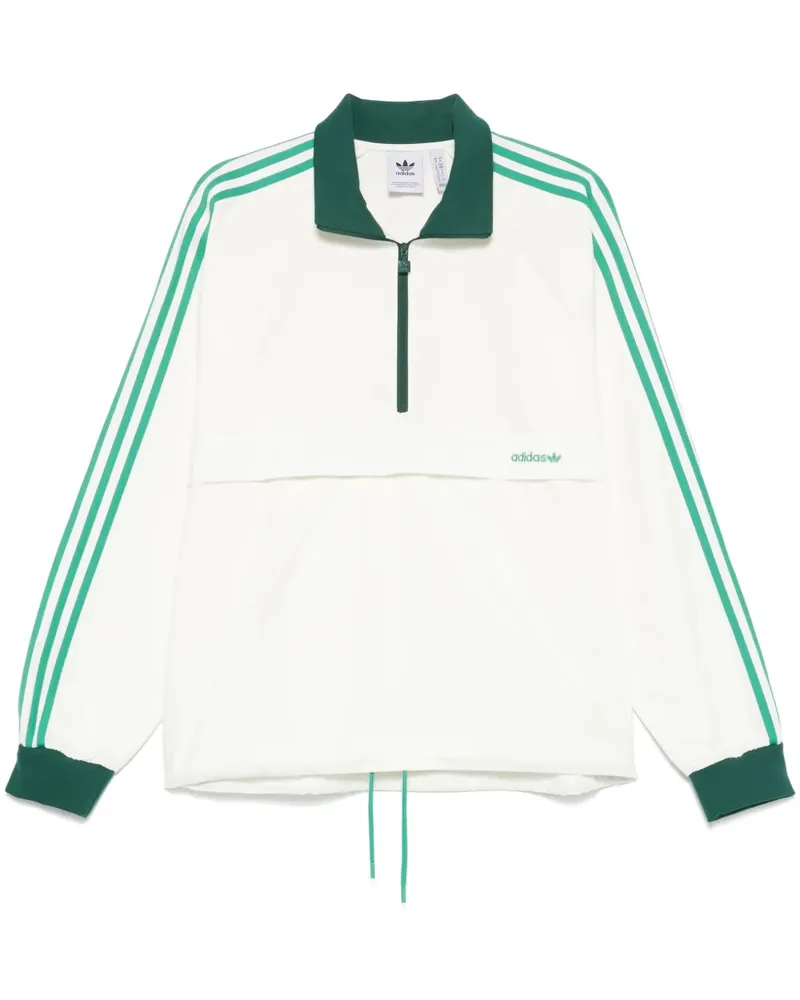 adidas Sweatshirt mit 3 Streifen - Weiß Weiß