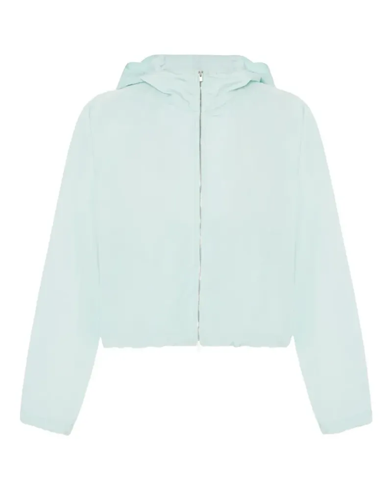 Another Tomorrow hooded blouson jacket - Blau Blau