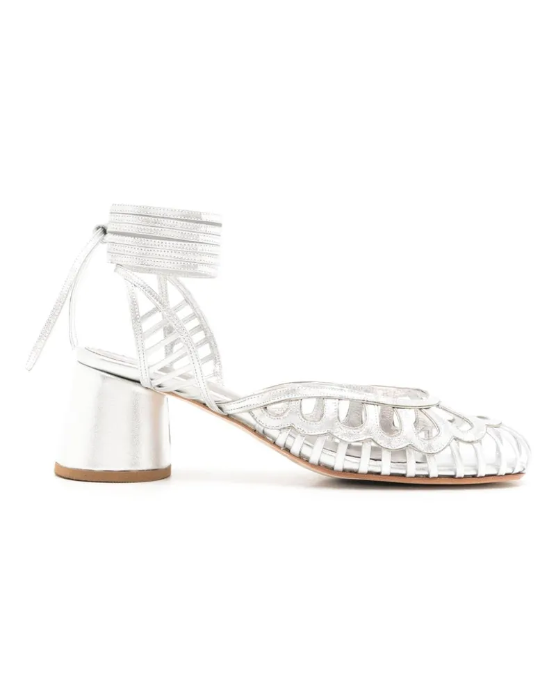 Sarah Chofakian Lilibet Pumps 55mm - Silber Silber